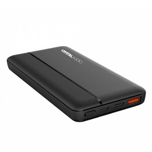 Εικόνα της Power Bank Crystal Audio 10000mAh Type-C PD 20W & USB-A QC 18W Black PBK4K