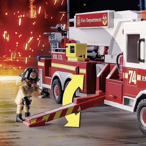 Εικόνα της Playmobil City Action - US Tower Ladder: Πυροσβεστικό Όχημα 70935