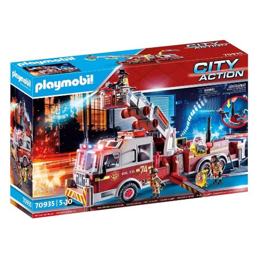 Εικόνα της Playmobil City Action - US Tower Ladder: Πυροσβεστικό Όχημα 70935