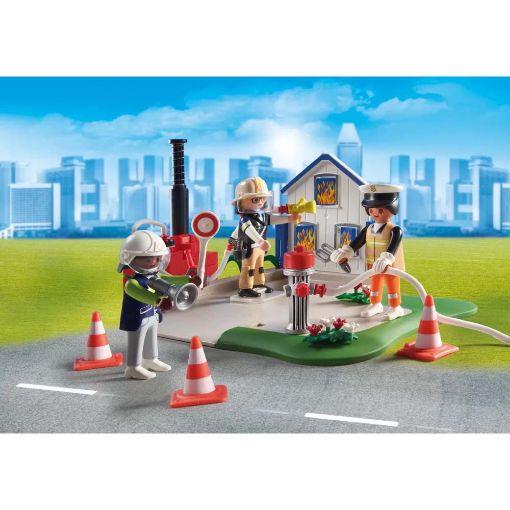 Εικόνα της Playmobil My Figures - Πυροσβεστική Διάσωση 70980