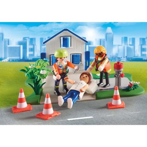 Εικόνα της Playmobil My Figures - Πυροσβεστική Διάσωση 70980