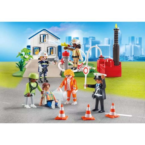Εικόνα της Playmobil My Figures - Πυροσβεστική Διάσωση 70980
