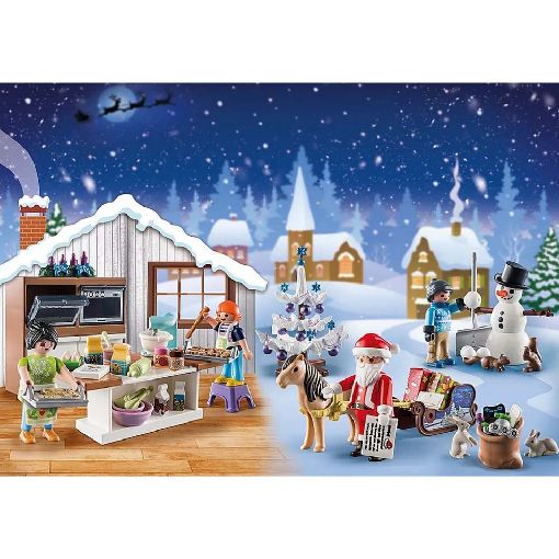 Εικόνα της Playmobil City Life - Advent Calendar, Χριστουγεννιάτικος Φούρνος, Χριστουγεννιάτικο Ημερολόγιο 71088