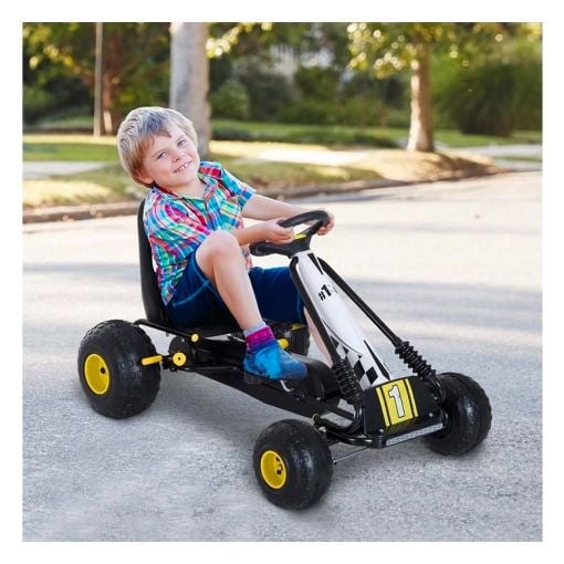 Εικόνα της HomCom - Παιδικό Αυτοκίνητο Go Kart με Πετάλια 341-020