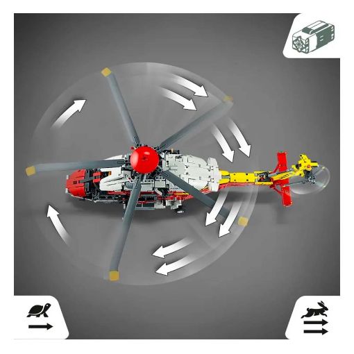 Εικόνα της LEGO Technic: Airbus H175 Rescue Helicopter 42145