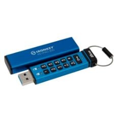 Εικόνα της Kingston IronKey Keypad 200 8GB USB 3.2 Blue IKKP200/8GB