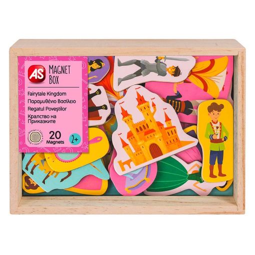Εικόνα της AS Company - Magnet Box, Παραμυθένιο Βασίλειο με Ξύλινους Μαγνήτες 1029-64046