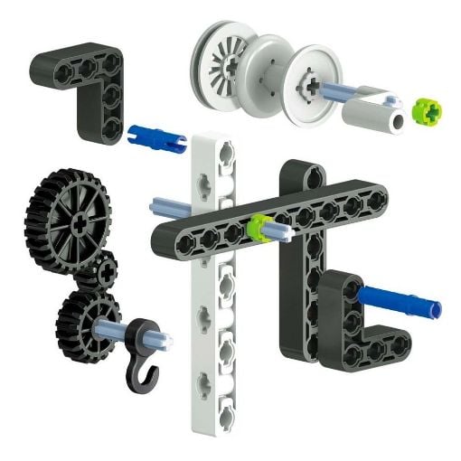 Εικόνα της Clementoni - Μαθαίνω Και Δημιουργώ Build, Εργαστήριο Μηχανικής με 250+ Εξαρτήματα 1026-63644