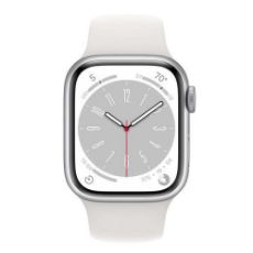 Εικόνα της Apple Watch Series 8 GPS 41mm Aluminium Silver with White Sport Band MP6K3GK/A
