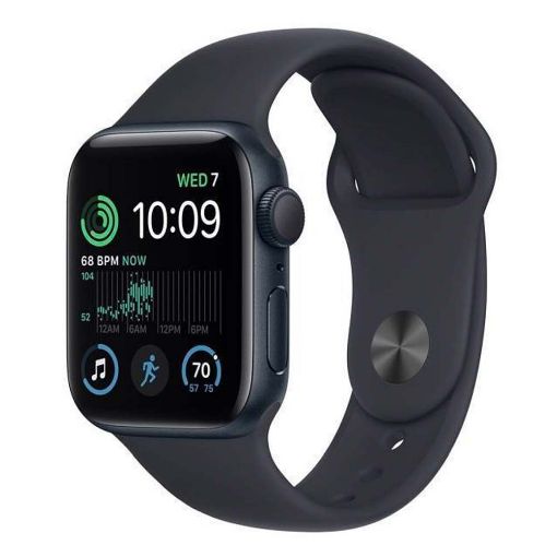 Εικόνα της Apple Watch SE 2022 GPS 40mm Aluminium Midnight with Midnight Sport Band MNJT3GK/A
