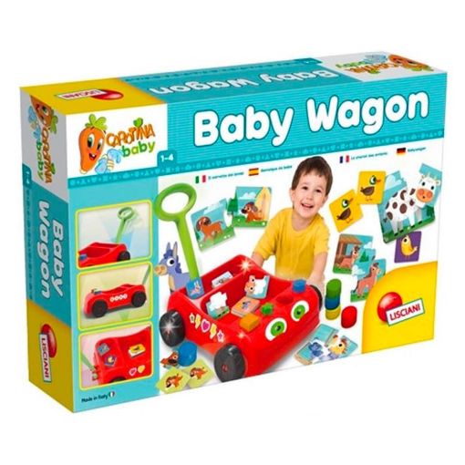 Εικόνα της Lisciani - Carotina Baby Wagon Περπατούρα Αυτοκινητάκι 67879
