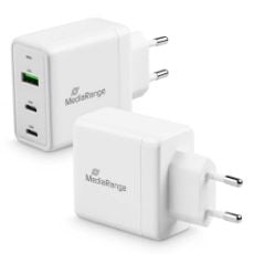 Εικόνα της MediaRange Φορτιστής Τοίχου 65W White MRMA116