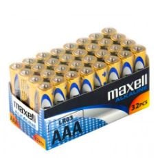 Εικόνα της Αλκαλικές Μπαταρίες Maxell AAA 1.5V LR03 32 Τεμ
