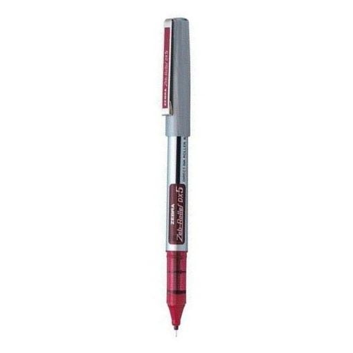 Εικόνα της Στυλό Zebra Zebroller DX-5 Silver 0.5mm Red ZB-16073Z