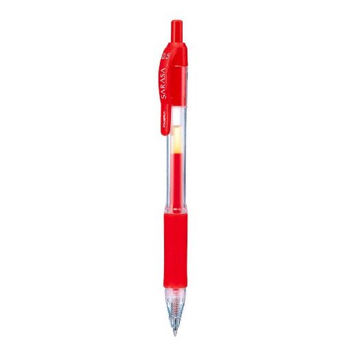 Εικόνα της Zebra Sarasa Retractable GelPen 0.5mm Red ZB-46730