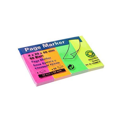 Εικόνα της Σελιδοδείκτες OfficePoint 20 x 50mm 4 x 50 Τεμάχια Neon Mix MAG-5552004-52