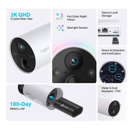 Εικόνα της Tp-Link Tapo C420S2 WiFi 2-Camera System