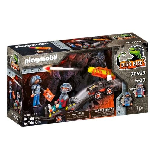 Εικόνα της Playmobil Dino Rise - Μαχητές με Όχημα Μεταφοράς Πυραύλων 70929