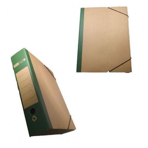 Εικόνα της Κουτί Λάστιχο Οικολογικό OfficePoint 26 x 36 x 8 cm Kraft Green OP-F-23765