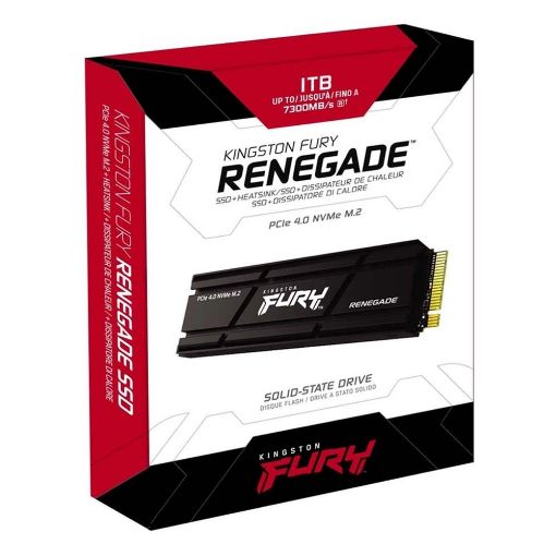 Εικόνα της Δίσκος SSD Kingston Fury Renegade 1TB M.2 PCIe 4.0 with Heatsink SFYRSK/1000G