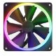 Εικόνα της Case Fan NZXT F140 RGB 140mm Black RF-R14SF-B1
