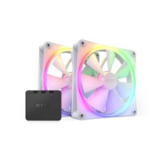 Εικόνα της Case Fan NZXT F140 RGB 140mm Twin Pack White RF-R14DF-W1