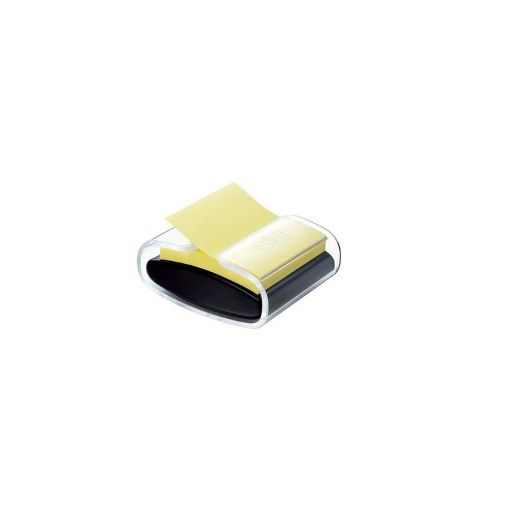 Εικόνα της Βάση 3M Post-it Z-Notes με Αυτοκόλλητα Χαρτάκια Κίτρινα 76 x 76 mm Black/Transparent