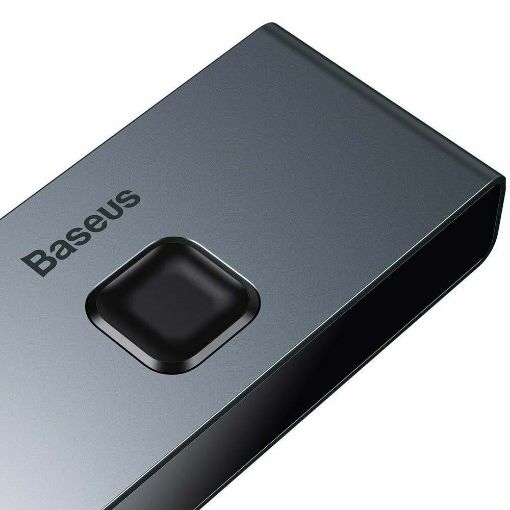 Εικόνα της Baseus Matrix Two-Way HDMI Splitter Space Gray CAHUB-BC0G