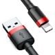 Εικόνα της Καλώδιο Baseus Cafule USB to Lightning 1m Red/Black CALKLF-B09