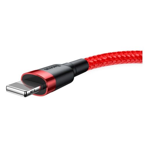 Εικόνα της Καλώδιο Baseus Cafule USB to Lightning 1m Red/Black CALKLF-B09