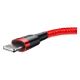 Εικόνα της Καλώδιο Baseus Cafule USB to Lightning 1m Red/Black CALKLF-B09