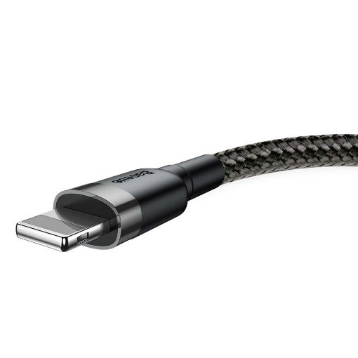 Εικόνα της Καλώδιο Baseus Cafule USB to Lightning 1m Black/Gray CALKLF-BG1