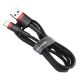 Εικόνα της Καλώδιο Baseus Cafule USB to Lightning 3m Black/Red CALKLF-R91