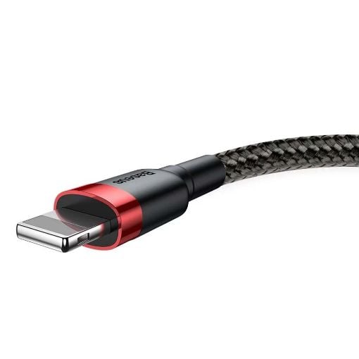 Εικόνα της Καλώδιο Baseus Cafule USB to Lightning 3m Black/Red CALKLF-R91