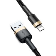 Εικόνα της Καλώδιο Baseus Cafule USB to Lightning 3m Black/Gold CALKLF-RV1