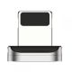 Εικόνα της Adapter Baseus Zinc Magnetic Lightning Silver CALXC-E