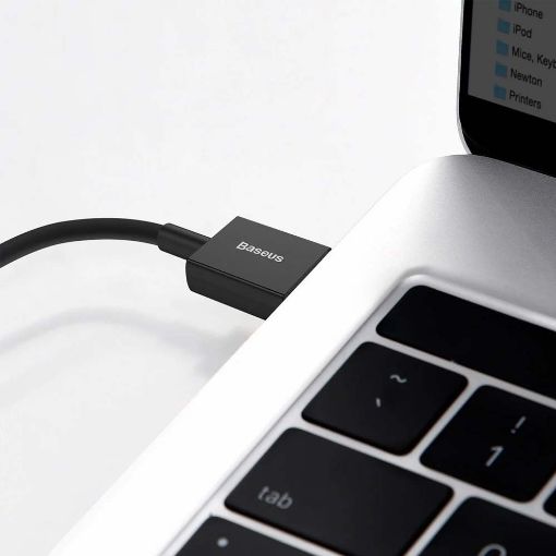 Εικόνα της Καλώδιο Baseus Superior USB to Lightning 1m Black CALYS-A01