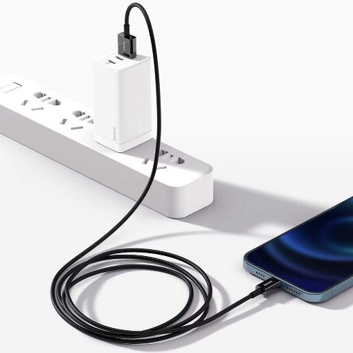 Εικόνα της Καλώδιο Baseus Superior USB to Lightning 1m Black CALYS-A01