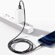 Εικόνα της Καλώδιο Baseus Superior USB to Lightning 1m Black CALYS-A01