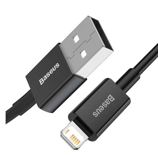 Εικόνα της Καλώδιο Baseus Superior USB to Lightning 1m Black CALYS-A01