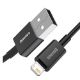 Εικόνα της Καλώδιο Baseus Superior USB to Lightning 1m Black CALYS-A01