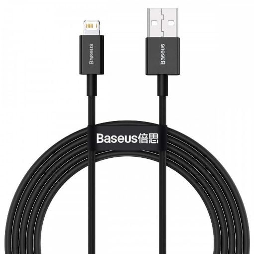 Εικόνα της Καλώδιο Baseus Superior USB to Lightning 1m Black CALYS-A01