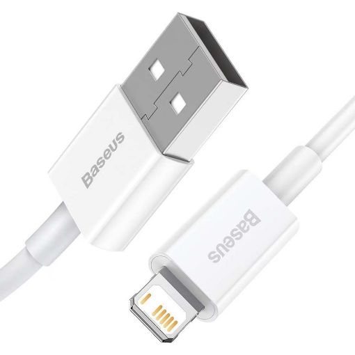 Εικόνα της Καλώδιο Baseus Superior USB to Lightning 1m White CALYS-A02