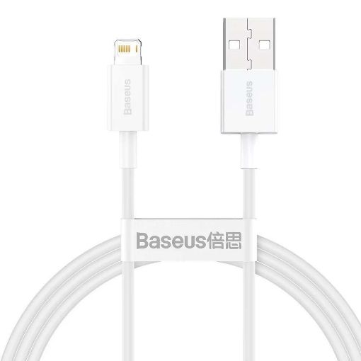 Εικόνα της Καλώδιο Baseus Superior USB to Lightning 1m White CALYS-A02