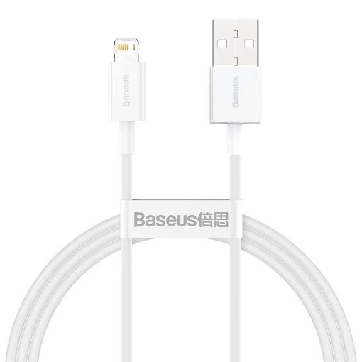 Εικόνα της Καλώδιο Baseus Superior USB to Lightning 1m White CALYS-A02