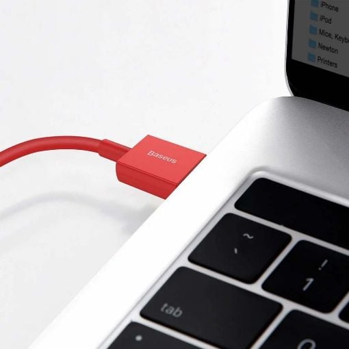 Εικόνα της Καλώδιο Baseus Superior USB to Lightning 1m Red CALYS-A09