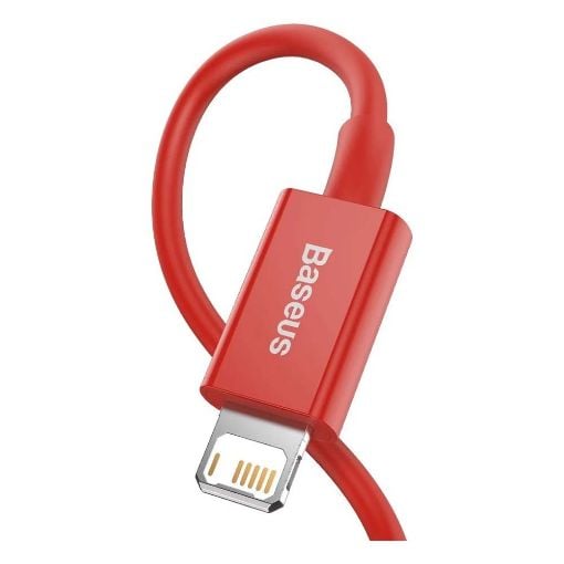 Εικόνα της Καλώδιο Baseus Superior USB to Lightning 1m Red CALYS-A09