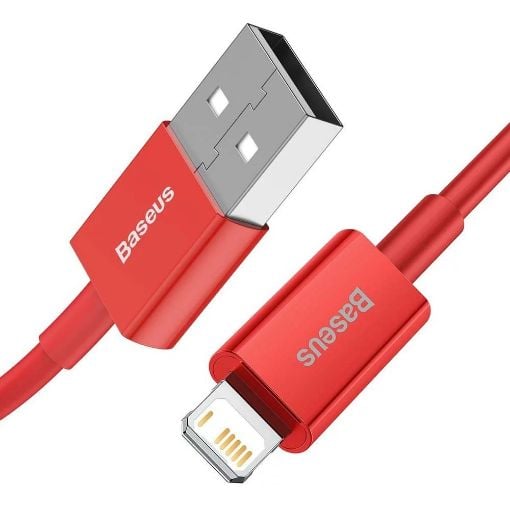Εικόνα της Καλώδιο Baseus Superior USB to Lightning 1m Red CALYS-A09