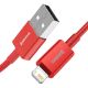 Εικόνα της Καλώδιο Baseus Superior USB to Lightning 1m Red CALYS-A09