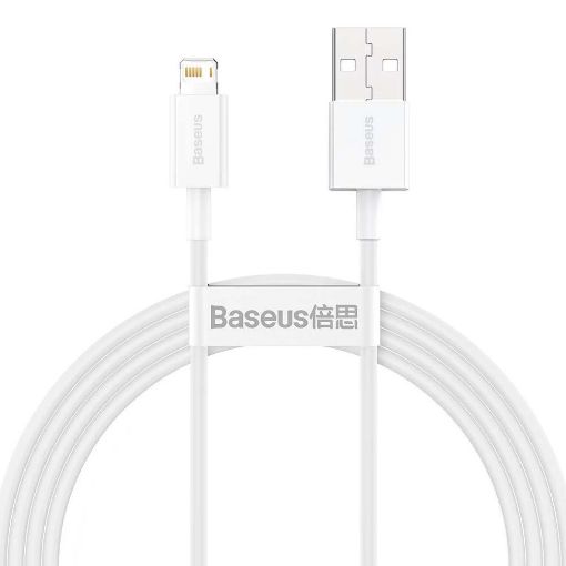 Εικόνα της Καλώδιο Baseus Superior USB to Lightning 1.5m White CALYS-B02